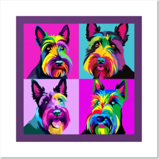 Scottish Terrier Pop Art - Dog Lover Gifts Posters and Art